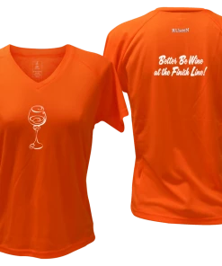 RUseeN Reflective Apparel Women's Short Sleeve Women's Reflective Short Sleeve Shirt - Better Be Wine