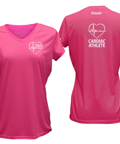 RUSEEN Reflective Apparel LLC Women's Cardiac Athlete Short Sleeve Shirt - Reflective Or Black Text