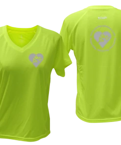 RUSEEN Reflective Apparel LLC Clubs Women's Cardiac Athlete .Org Short Sleeve Shirt - Reflective Or Black Text