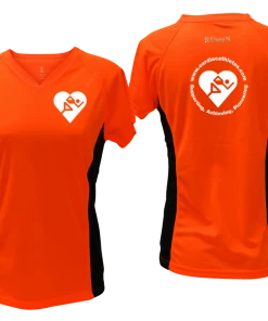 RUSEEN Reflective Apparel LLC Clubs Women's Cardiac Athlete .Org Short Sleeve Shirt - Reflective Or Black Text