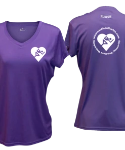 RUSEEN Reflective Apparel LLC Clubs Women's Cardiac Athlete .Org Short Sleeve Shirt - Reflective Or Black Text