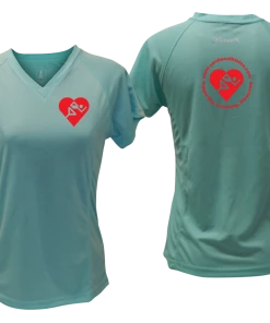 RUSEEN Reflective Apparel LLC Clubs Women's Cardiac Athlete .Org Short Sleeve Shirt - Reflective Or Black Text