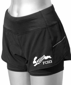 RUseeN Reflective Apparel Women's Reflective Flour City H3 FCH3 Shorts - Design 2 Clubs