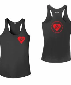 RUseeN Reflective Apparel Women's Cardiac Athletes .Org Tank Top - Reflective Or Red Logos