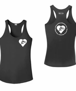 RUseeN Reflective Apparel Women's Cardiac Athletes .Org Tank Top - Reflective Or Red Logos