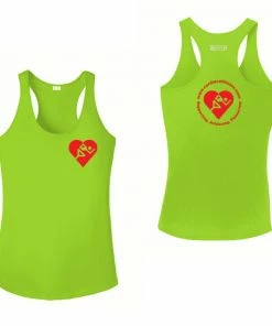 RUseeN Reflective Apparel Women's Cardiac Athletes .Org Tank Top - Reflective Or Red Logos