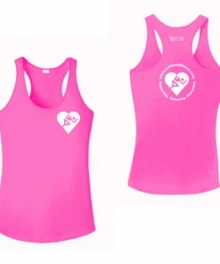 RUseeN Reflective Apparel Women's Cardiac Athletes .Org Tank Top - Reflective Or Red Logos