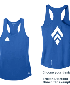 RUseeN Reflective Apparel Women's Reflective Tank Top Electric Blue - Choose Your Design Women's Tank Tops