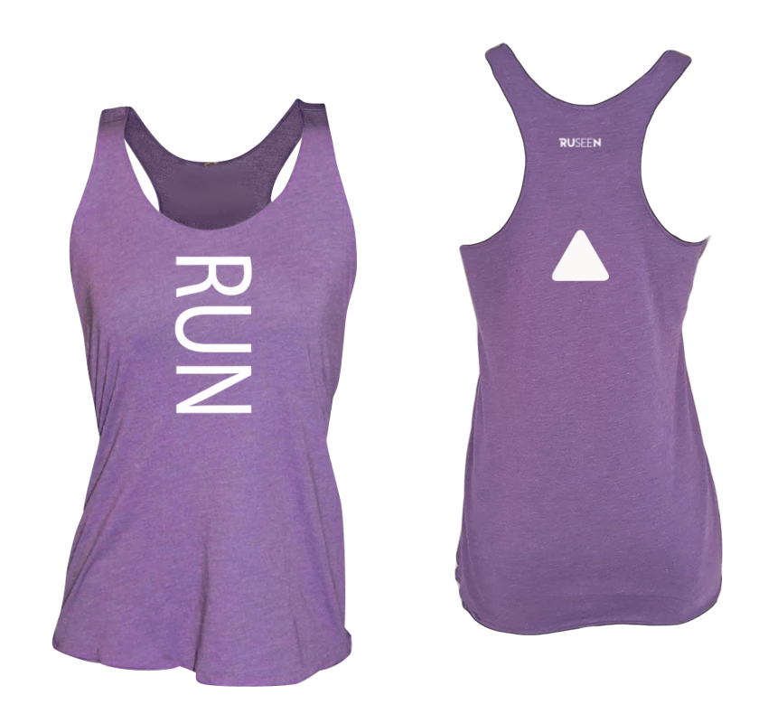 RUseeN Reflective Apparel Women's Reflective Tri Blend Tank Top - Assorted Designs Sale
