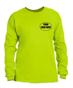 RUseeN Reflective Apparel High Visibility Long Sleeve Shirt With Custom Logo