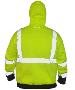 RUseeN Reflective Apparel Class 3 ANSI 2-Tone Reflective Hoodie