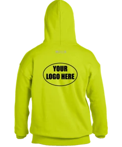 RUseeN Reflective Apparel High Visibility Hooded Sweatshirt W/ Custom Logo