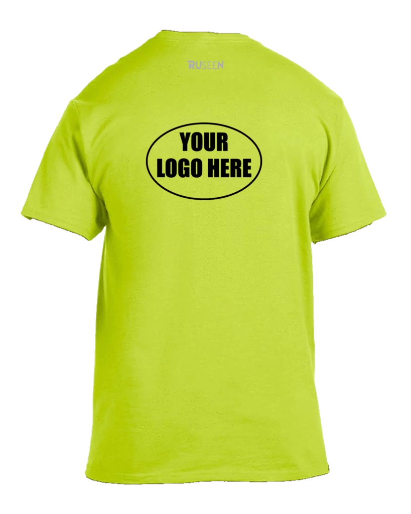 RUseeN Reflective Apparel High Visibility Short Sleeve Graphic Shirt With Custom Logo Shirts