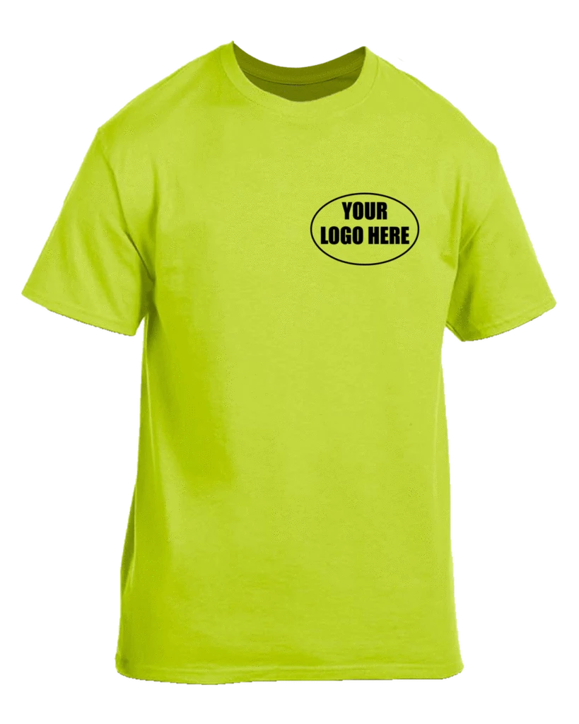RUseeN Reflective Apparel High Visibility Short Sleeve Graphic Shirt With Custom Logo Shirts
