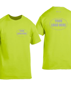 RUseeN Reflective Apparel Shirts High Visibility Short Sleeve Shirt With Reflective Custom Logo