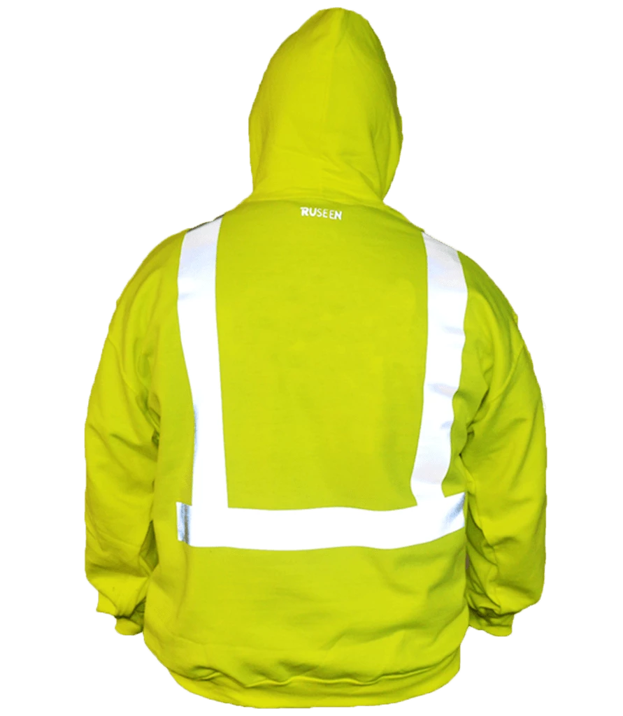 RUseeN Reflective Apparel Sweatshirts & Jackets ANSI Reflective Hooded Sweatshirt