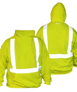 RUseeN Reflective Apparel Sweatshirts & Jackets ANSI Reflective Hooded Sweatshirt