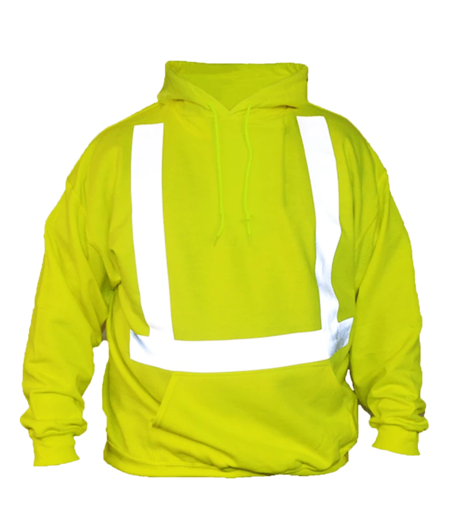 RUseeN Reflective Apparel Sweatshirts & Jackets ANSI Reflective Hooded Sweatshirt