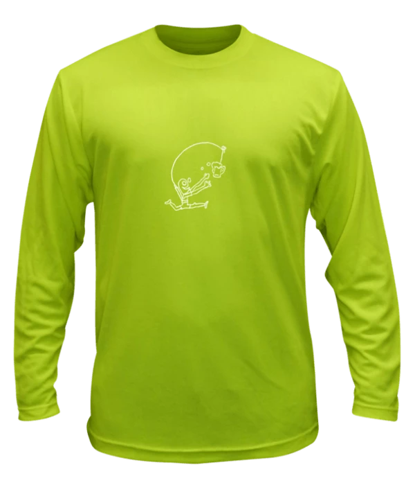 RUseeN Reflective Apparel LLC Unisex Reflective Long Sleeve Shirt - Drinker With A Running Problem