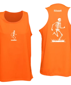RUseeN Reflective Apparel Men's Reflective Tank Top - Skeleton Men's Tank Tops