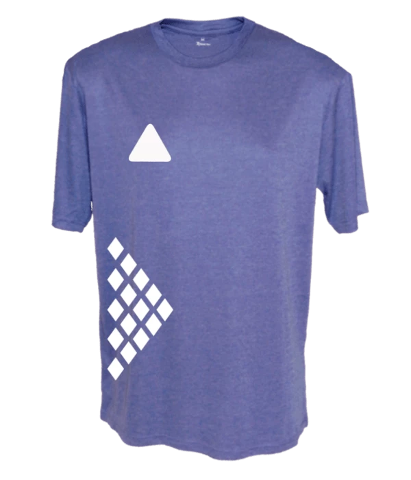 RUseeN Reflective Apparel Men's Reflective Short Sleeve Shirt - Diamond Pattern