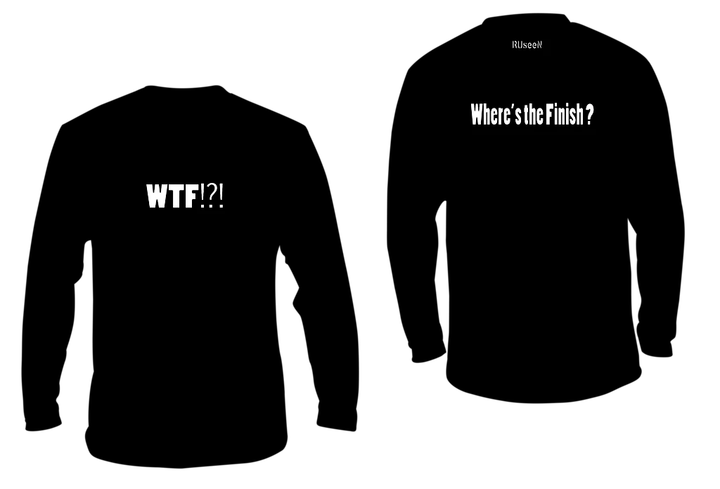 Test - RUseeN Unisex Reflective Long Sleeve - Where's The Finish?