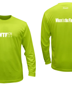 Test - RUseeN Unisex Reflective Long Sleeve - Where's The Finish?