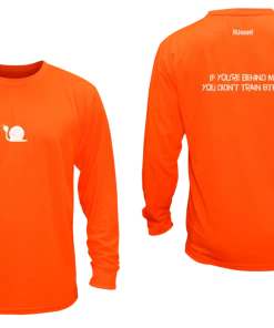 RUseeN Reflective Apparel Men's Long Sleeve Unisex Reflective Long Sleeve - Didn't Train