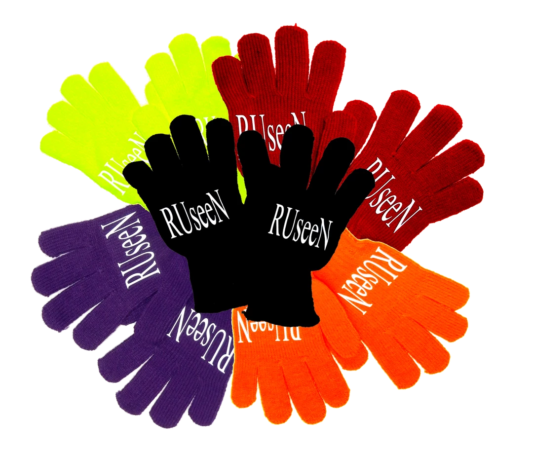 RUseeN Reflective Apparel Reflective Knit Gloves