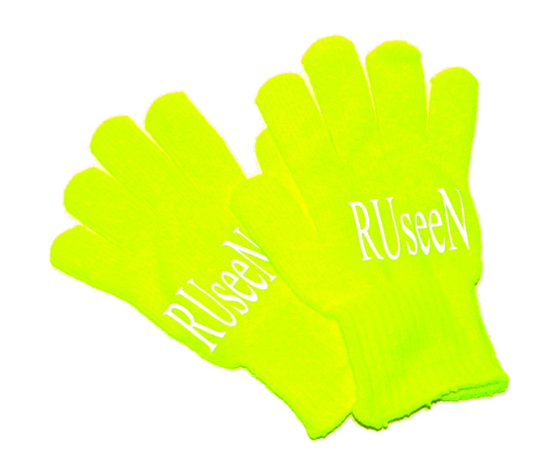 RUseeN Reflective Apparel Reflective Knit Gloves