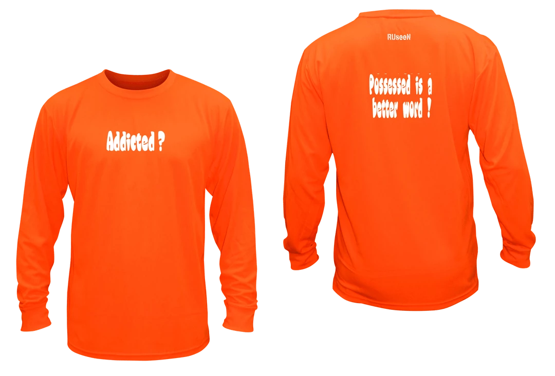 RUseeN Reflective Apparel Unisex Reflective Long Sleeve Shirt - Addicted - Overstocks Sale