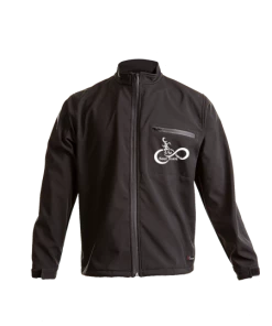 RUseeN Reflective Apparel Men's Reflective Black Shell Jacket - Soul Team