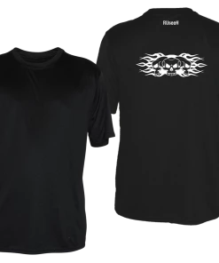 RUseeN Reflective Apparel Men's Reflective Short Sleeve Shirt - Various Skull Designs Sale