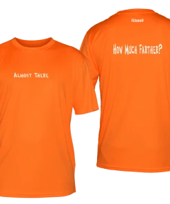 RUseeN Reflective Apparel Men's Reflective Short Sleeve Shirt - How Much Farther? Sale