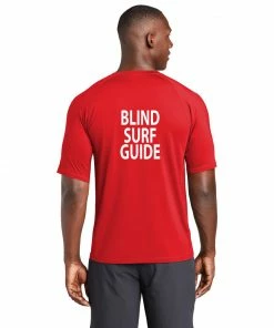RUSEEN Reflective Apparel Blind Fitness - Blind Surf Guide Rash Guard Tee Clubs