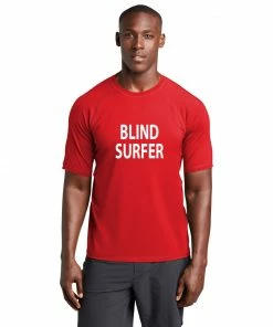 RUSEEN Reflective Apparel Clubs Blind Fitness - Blind Surfer Rash Guard Tee