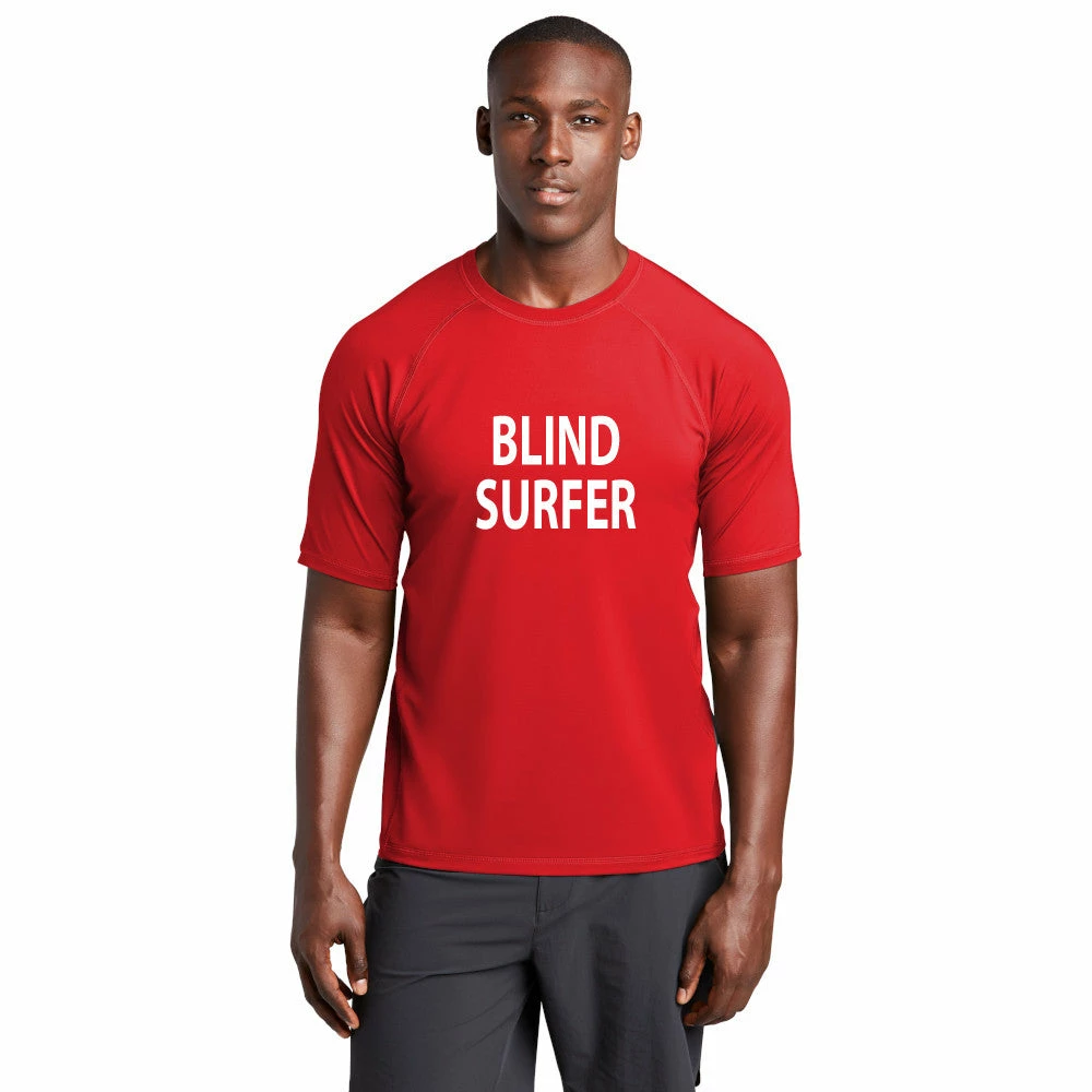 RUSEEN Reflective Apparel Clubs Blind Fitness - Blind Surfer Rash Guard Tee
