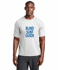 RUSEEN Reflective Apparel Blind Fitness - Blind Surf Guide Rash Guard Tee Clubs
