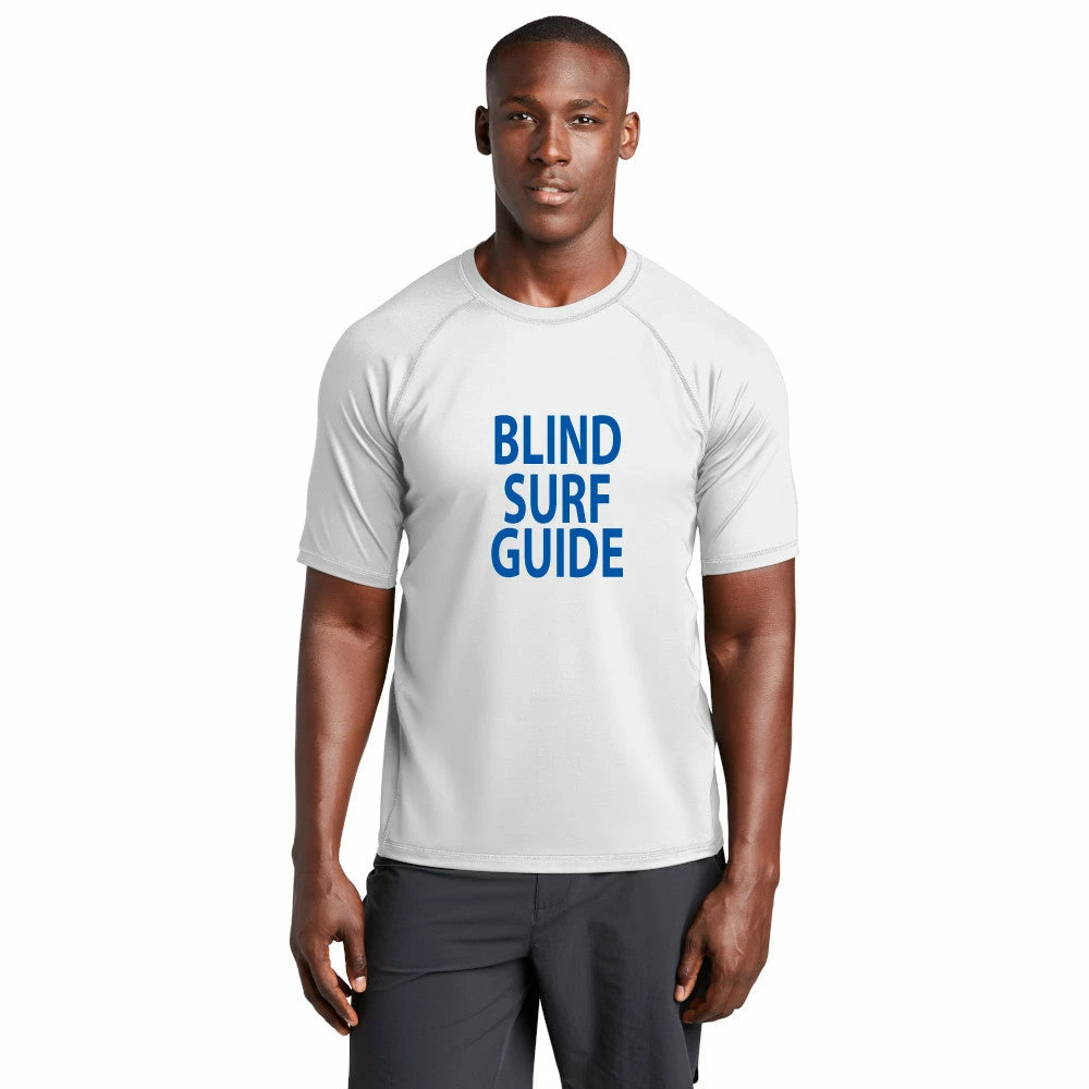 RUSEEN Reflective Apparel Blind Fitness - Blind Surf Guide Rash Guard Tee Clubs