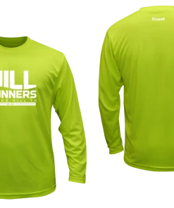 RUseeN Reflective Apparel Clubs Unisex Reflective Long Sleeve Shirt - Hill Runners TN