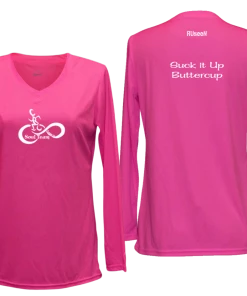 RUseeN Reflective Apparel Women's Reflective Long Sleeve Shirt - Soul Team - Buttercup Clubs