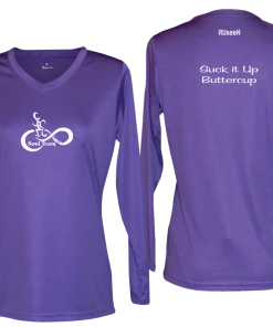 RUseeN Reflective Apparel Women's Reflective Long Sleeve Shirt - Soul Team - Buttercup Clubs