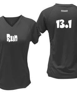 RUseeN Reflective Apparel Women's Reflective Short Sleeve Shirt – Run 13.1