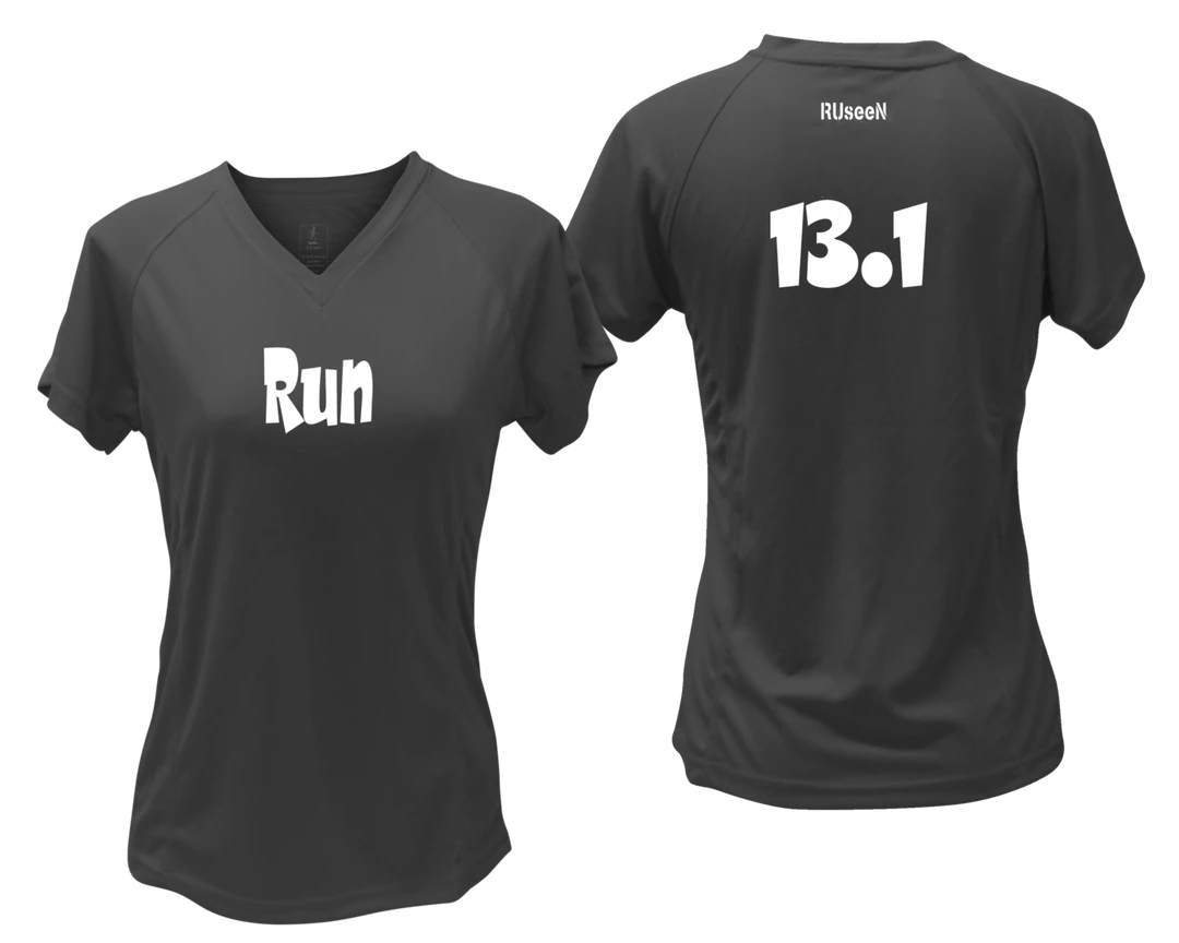 RUseeN Reflective Apparel Women's Reflective Short Sleeve Shirt – Run 13.1