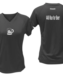 RUseeN Reflective Apparel Women's Reflective Short Sleeve Shirt – Will Run For Beer