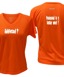 RUseeN Reflective Apparel Women's Reflective Short Sleeve Shirt - Addicted