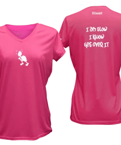 RUseeN Reflective Apparel Women's Reflective Short Sleeve Shirt - I Am Slow - ALL SMALL Sale