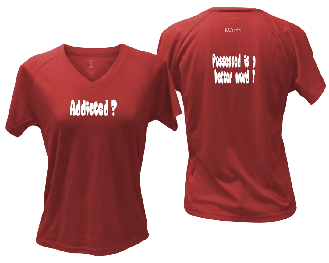 RUseeN Reflective Apparel Women's Reflective Short Sleeve Shirt - Addicted