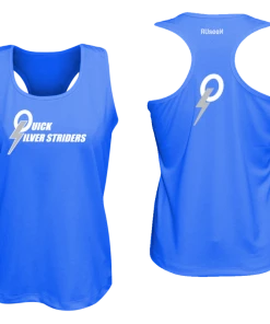 RUseeN Reflective Apparel Women's Reflective Tank Top - Quicksilver Striders 3 Colors Clubs